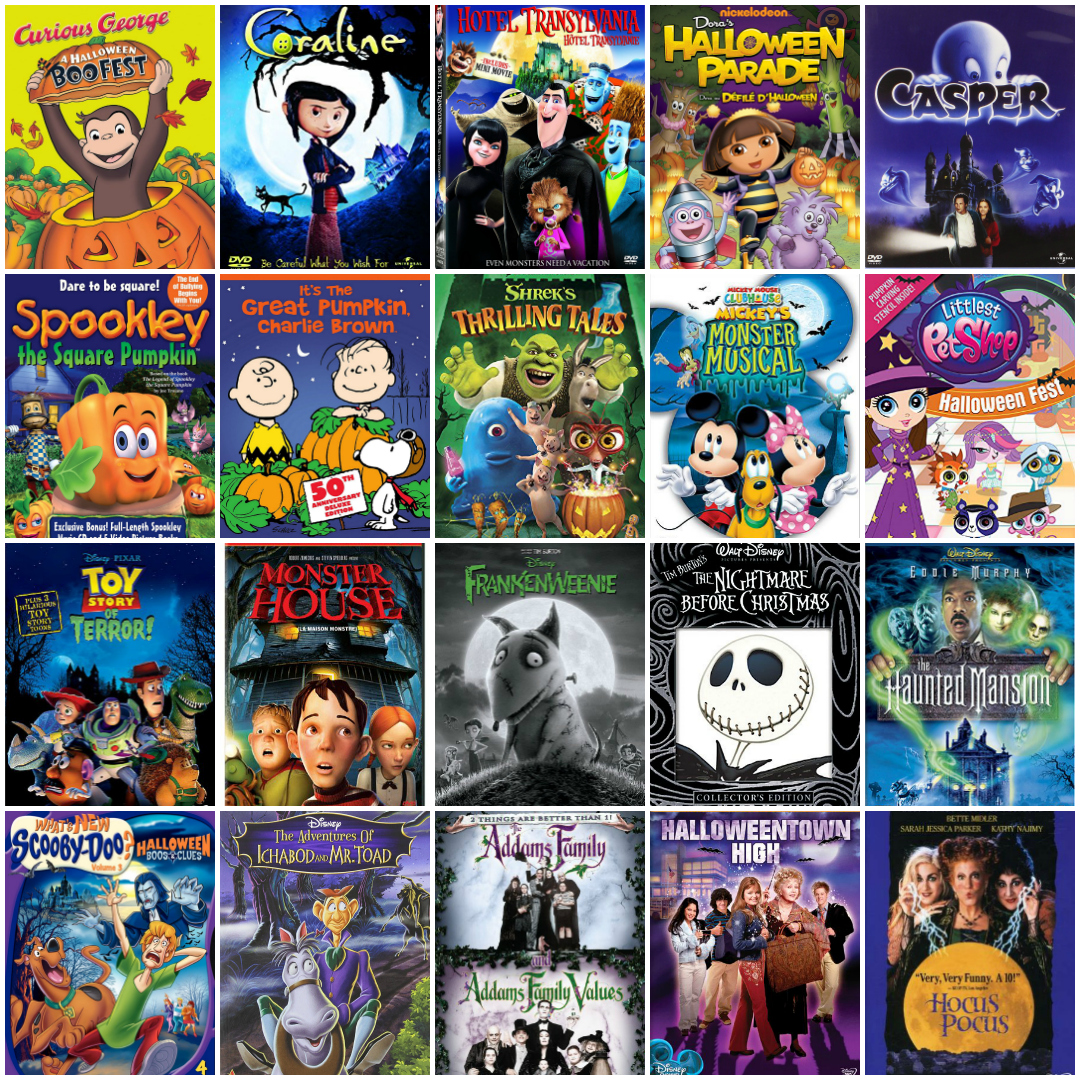 Kid Animated Halloween Movies