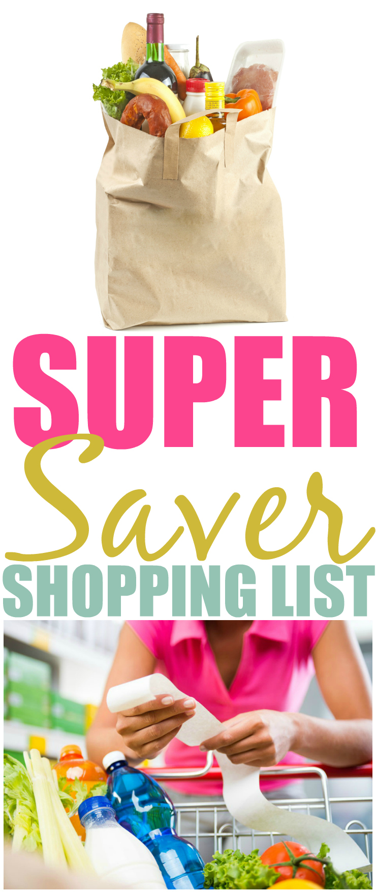 Super Saver Shopping List