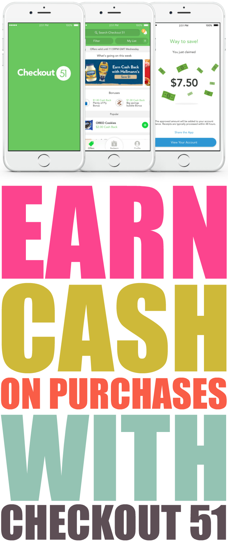 Earn Cash Back With Checkout 51 