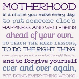 I'm NOT a bad mother, better mother, worse mother or the best mother. I ...