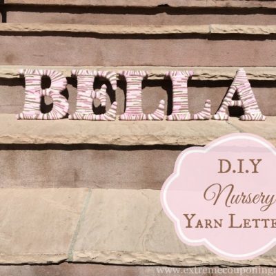 DIY Yarn Wrapped Letters
