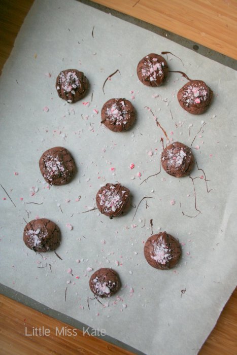 Chocolate Peppermint Cookies | Little Miss Kate