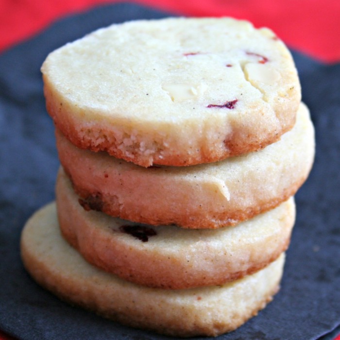 Cranberry White Chocolate Cardamom Cookies | Shannon's View From Here