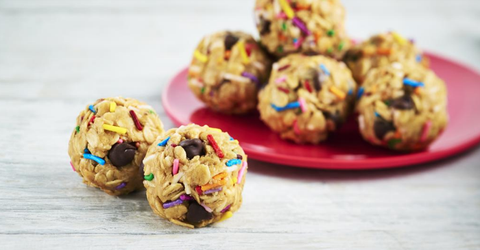 Peanut Butter Snack Bites With Sprinkles