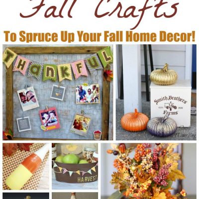 11 Awesome Fall Crafts To Spruce Up Your Fall Home Decor!