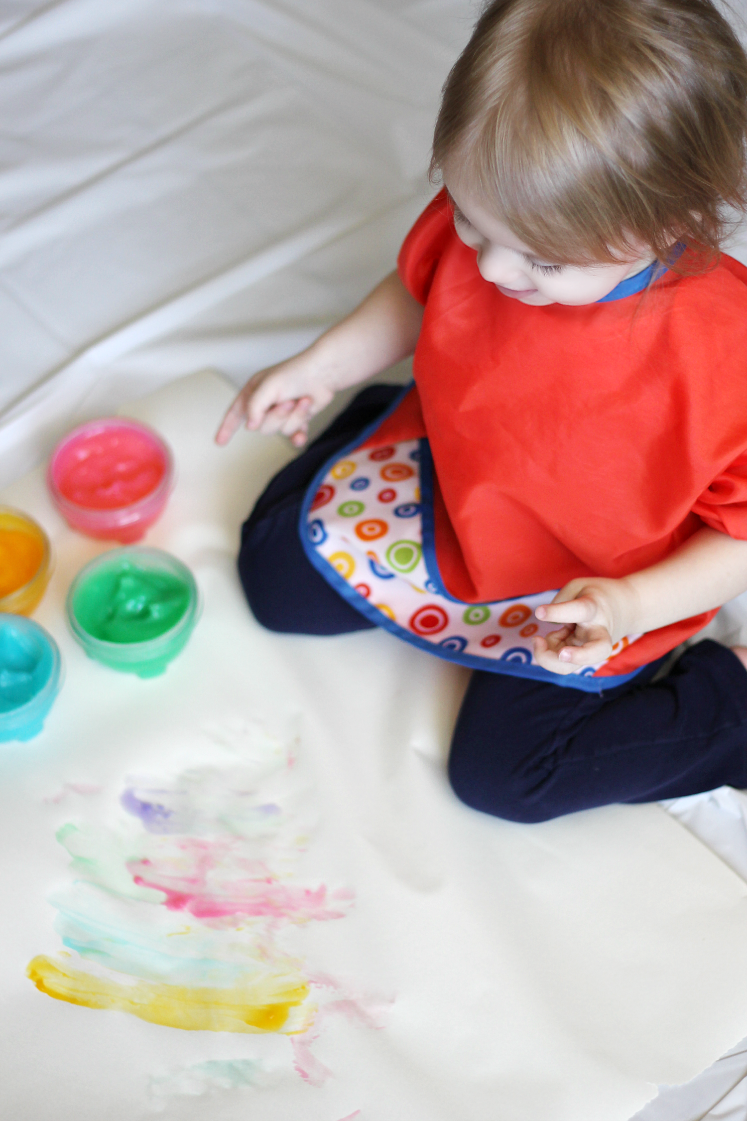 Bella Homemade Toddler Finger Paint