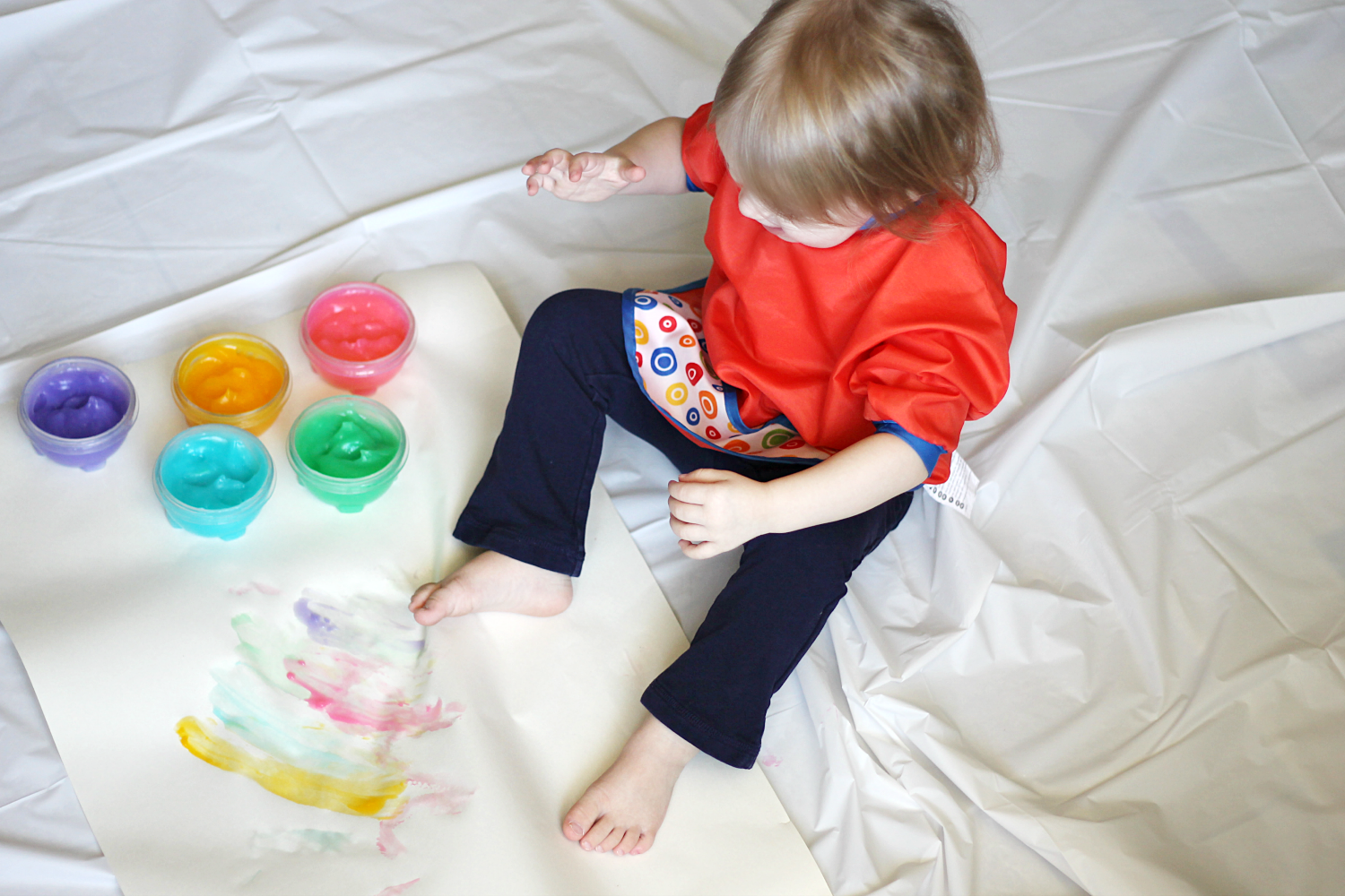 Bella Homemade Toddler Finger Paint