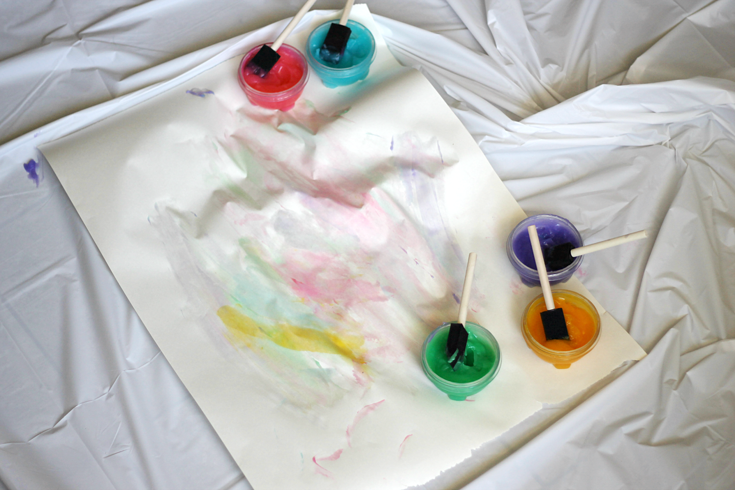 Bella Homemade Toddler Finger Paint