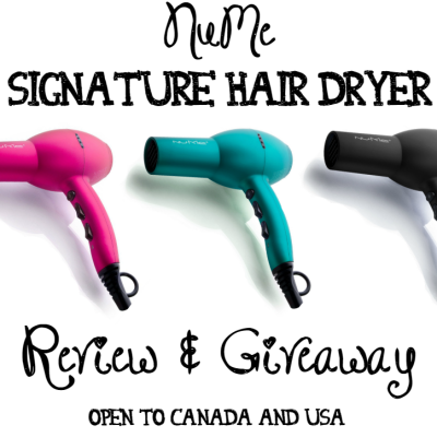 NuMe Signature Hair Dryer Review & Giveaway
