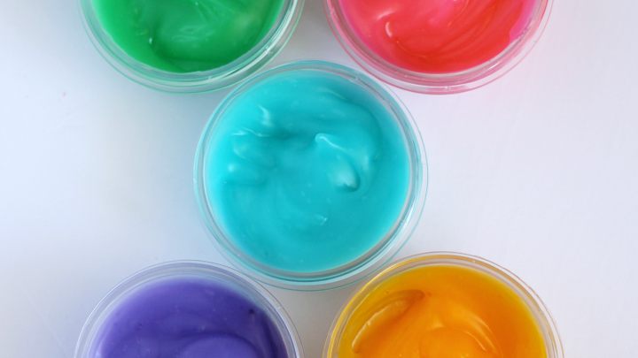 Homemade Toddler Finger Paint