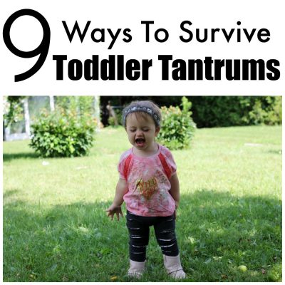 9 Ways To Survive Toddler Tantrums