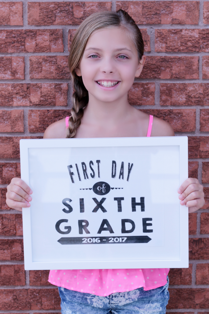 FREE Back To School Printable Signs
