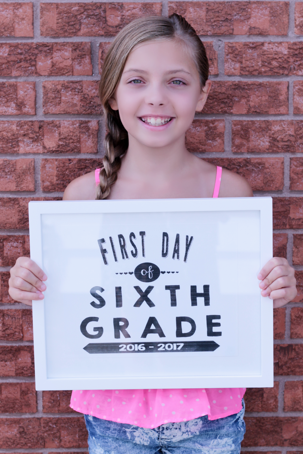 FREE Back To School Printable Signs #BackToSchool