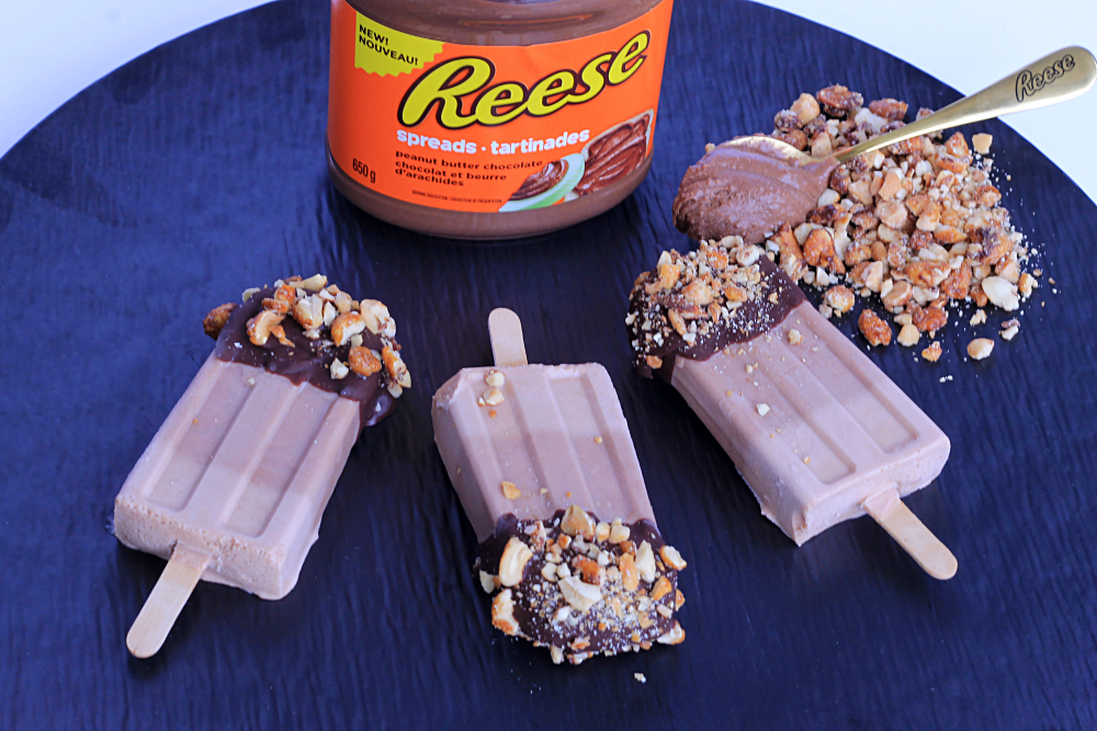 Reese Spreads Finished Popsicles