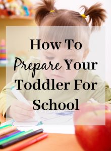 How To Prepare Your Toddler For School - Extreme Couponing Mom