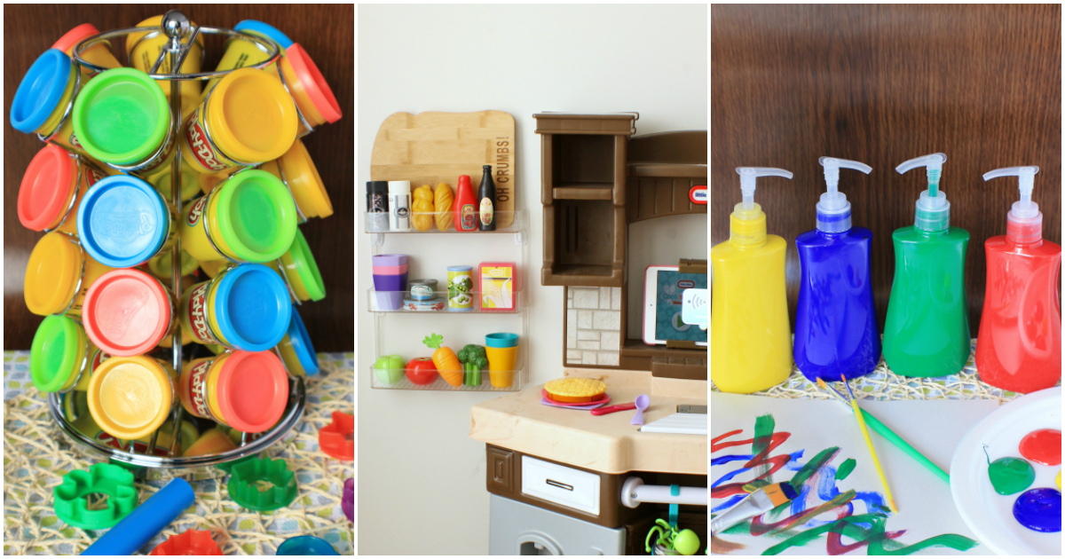 Amazing Mom Hacks To Organize Your Child's Toys And Crafts