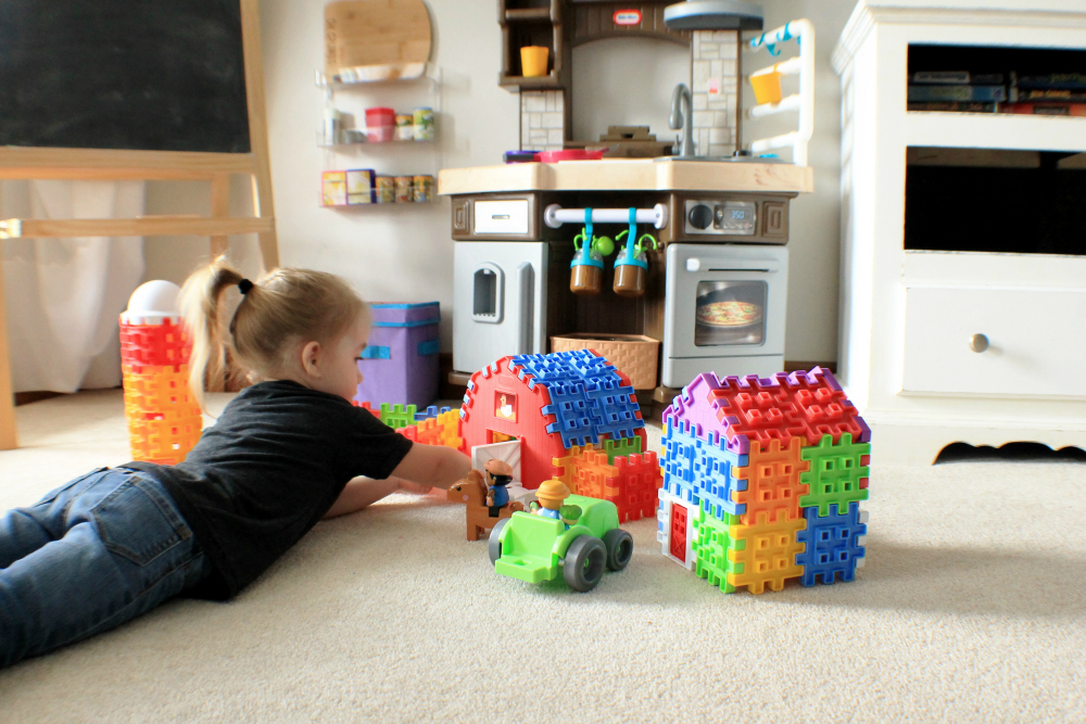 The only flexible Waffle Blocks your kids will play independently with, Shopify Store Listing