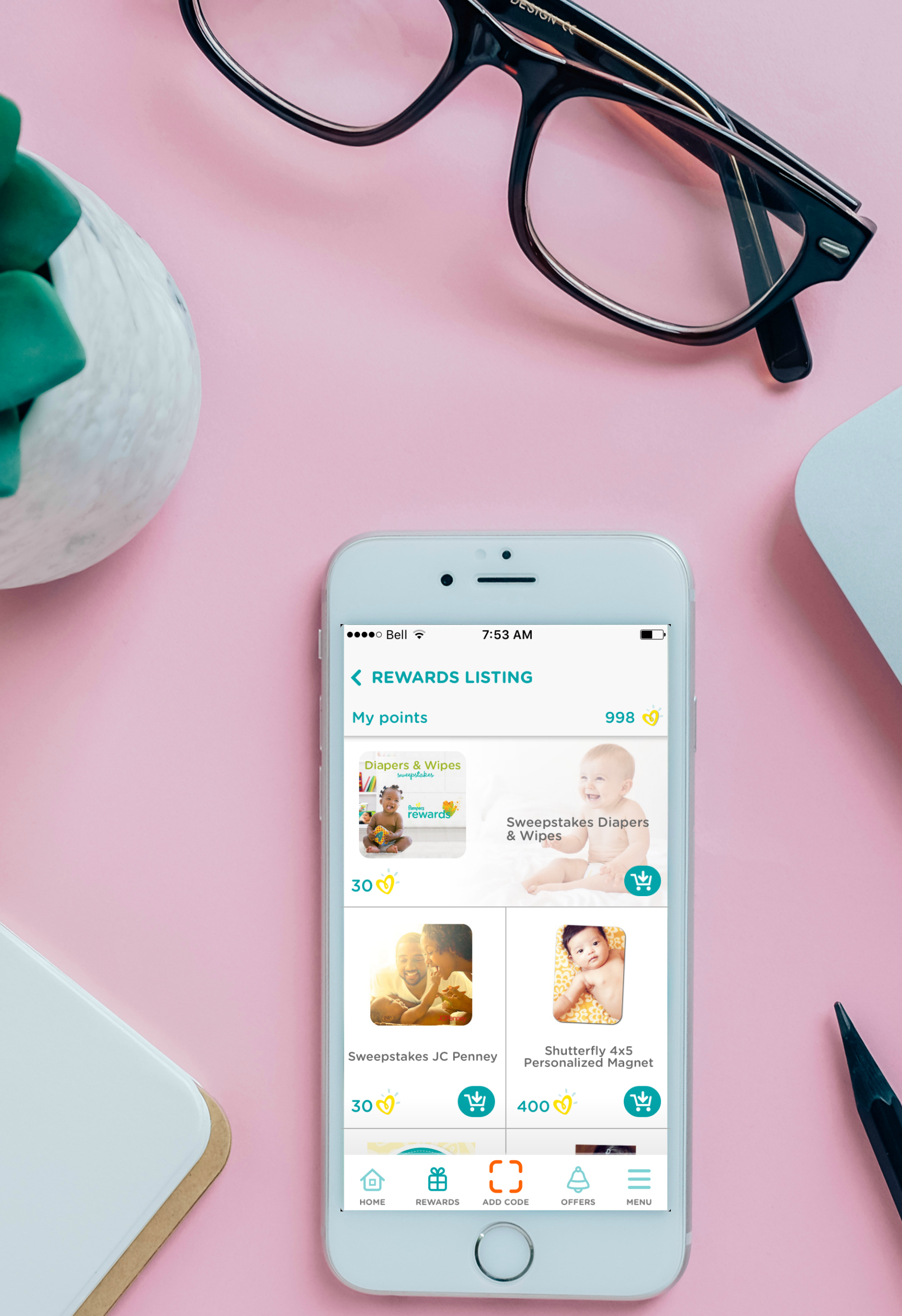 Pampers Rewards App