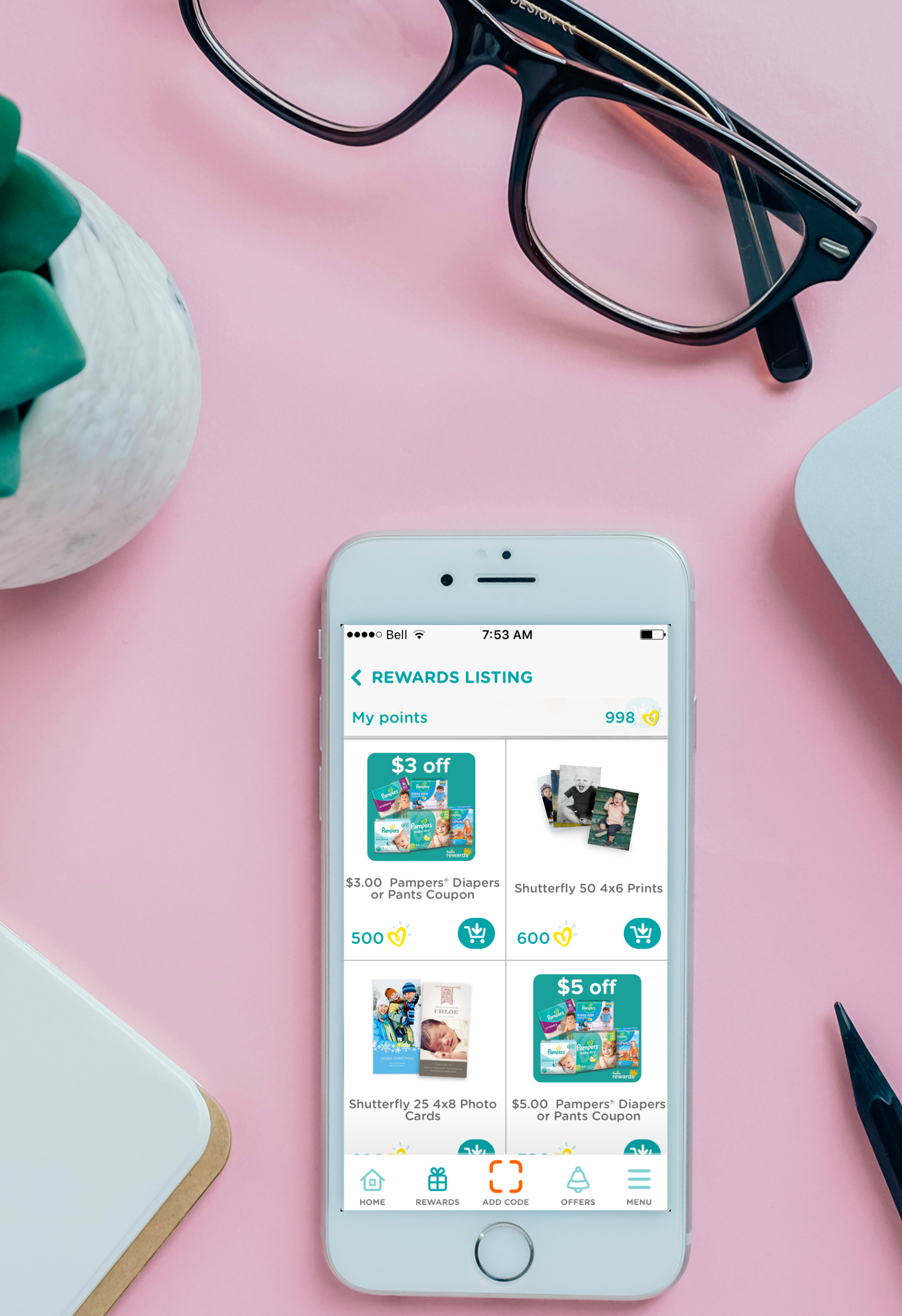 Pampers Rewards App