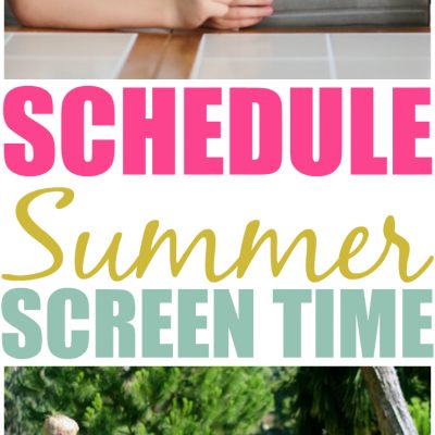 Setting A Schedule For Screen Time This Summer