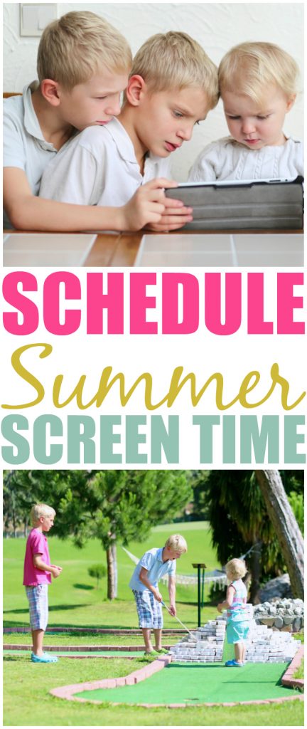 Setting A Schedule For Screen Time This Summer Facebook 2