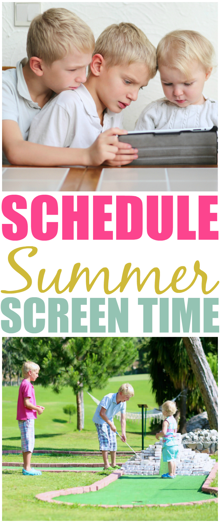 Setting A Schedule For Screen Time This Summer Facebook 2