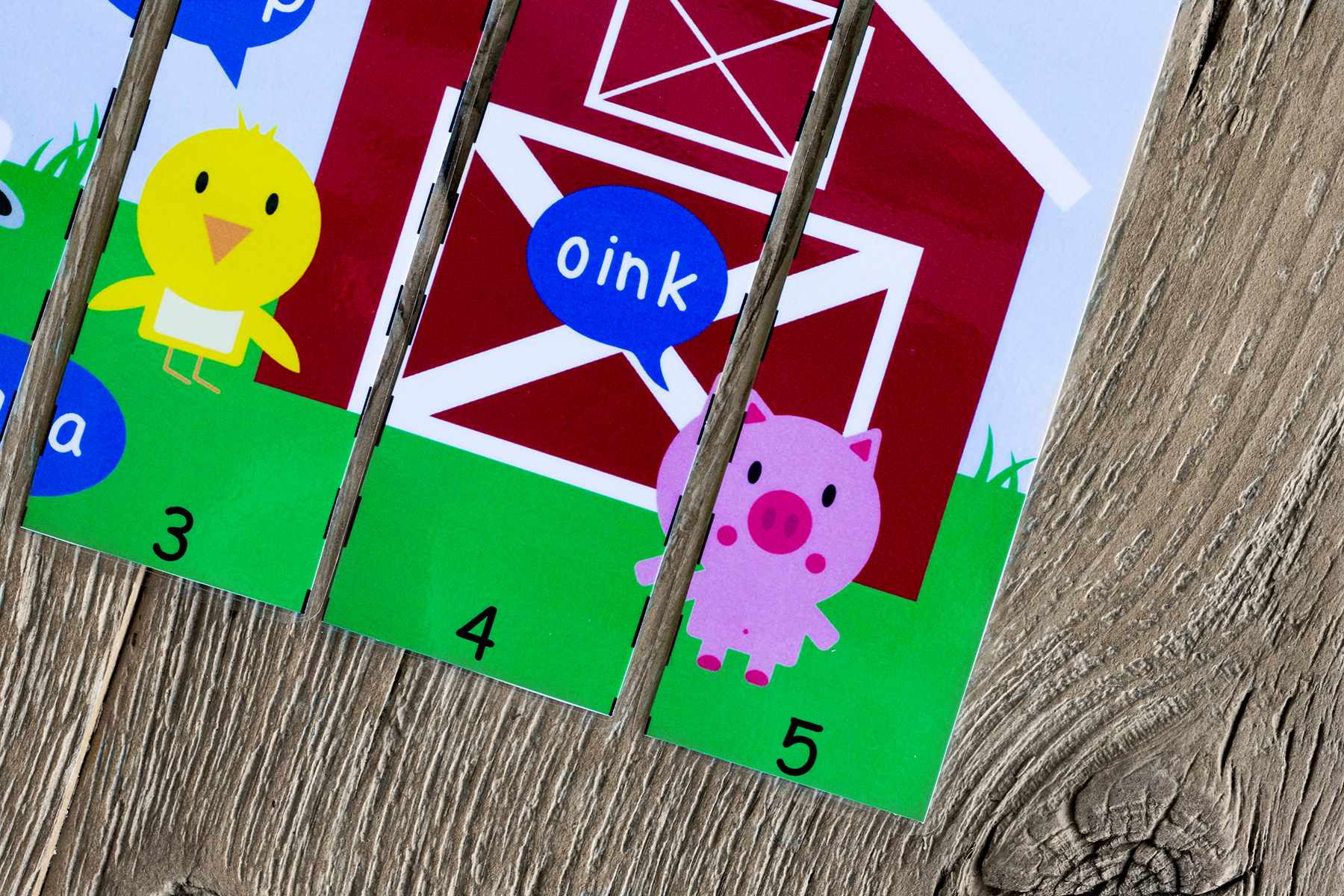 At The Farm Printable Puzzle
