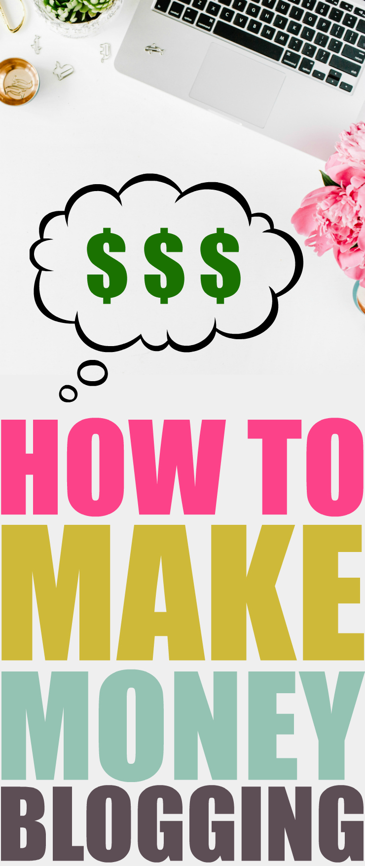 Making money on a blog is a marathon not a sprint. It takes time but it's possible to have a full-time income. Find out how I make money blogging now!