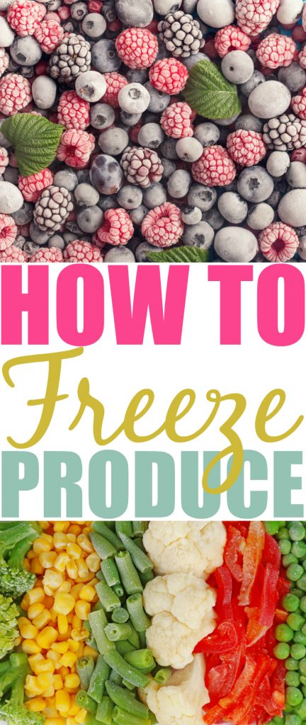 Do You Know How To Freeze Produce The Right Way?