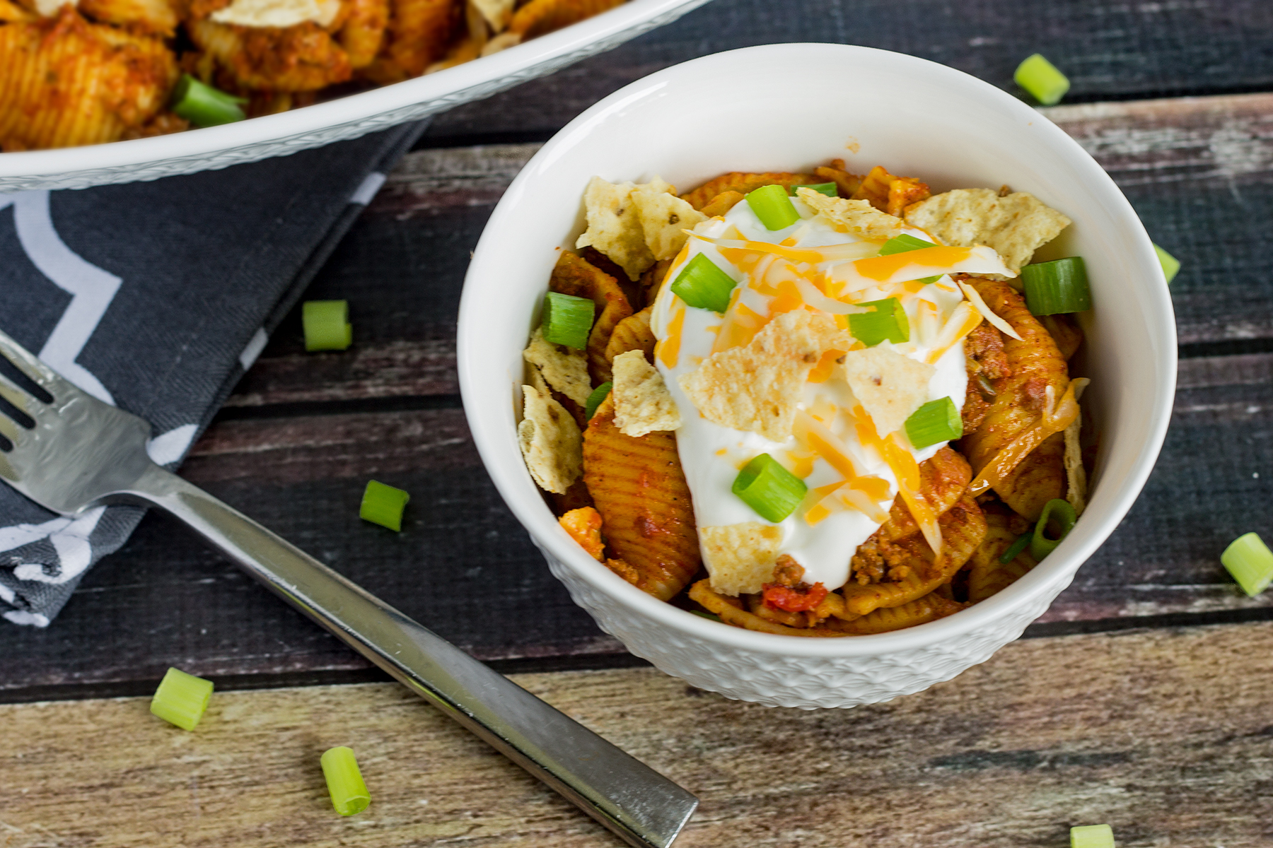 Instant Pot Cheesy Taco Pasta