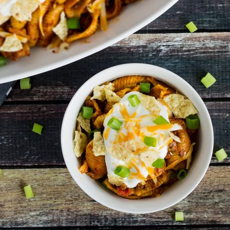 Instant Pot Cheesy Taco Pasta