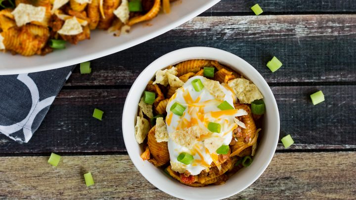 Instant Pot Cheesy Taco Pasta