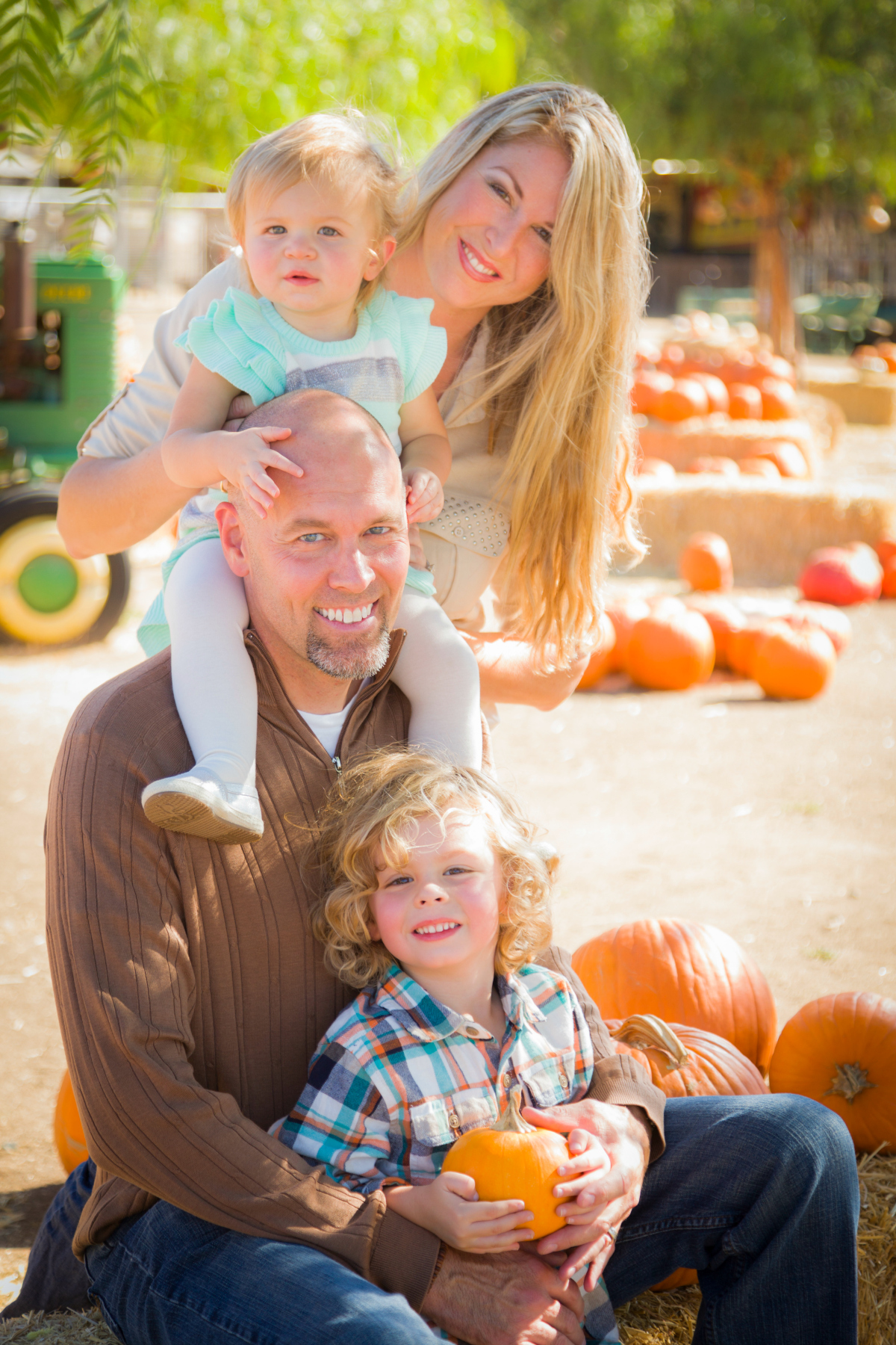 Pumpkin Patch Photography Family