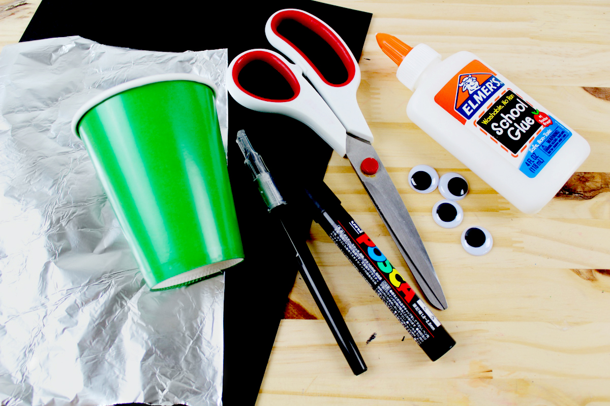 DIY Halloween Frankenstein Treat Cups