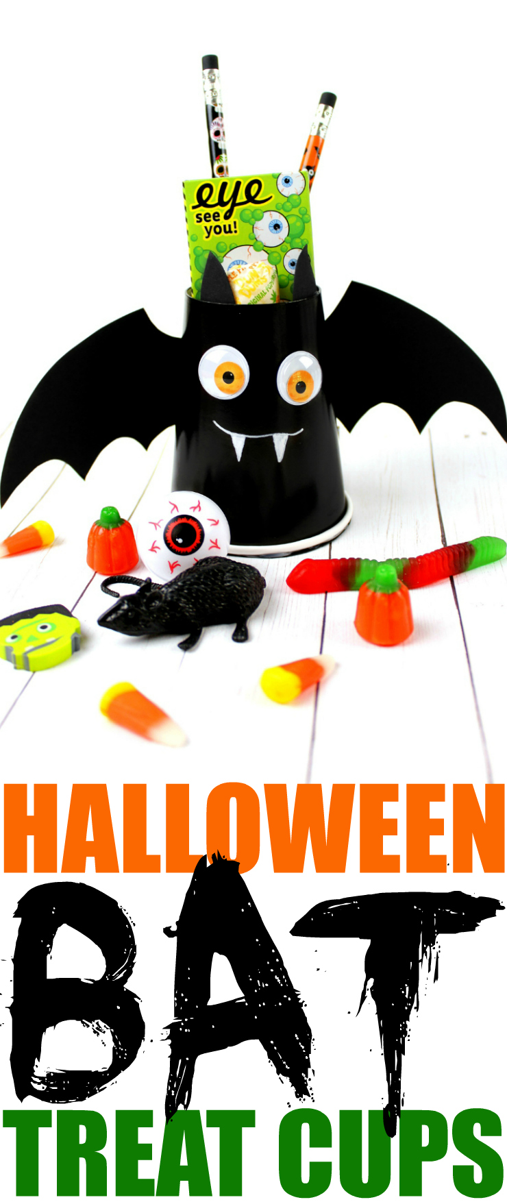 DIY Halloween Bat Treat Cups Pinterest - Extreme Couponing Mom
