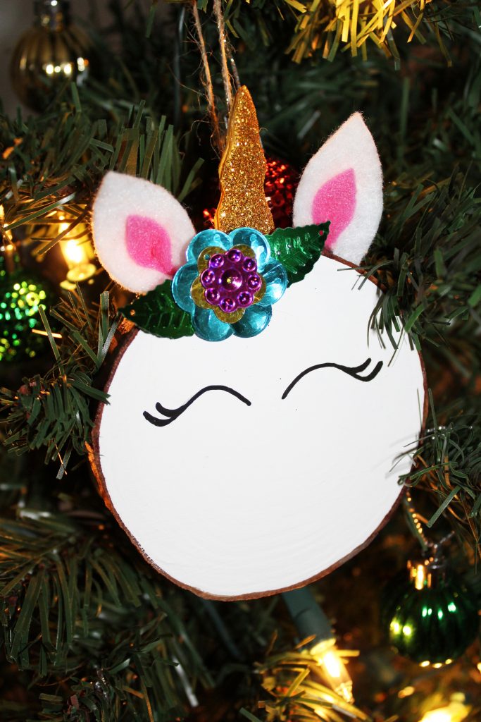 DIY Magical Unicorn Christmas Tree Ornament
