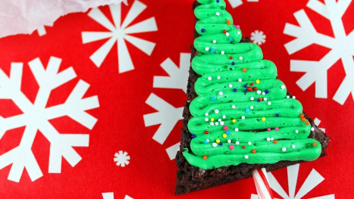 Christmas Tree Brownies