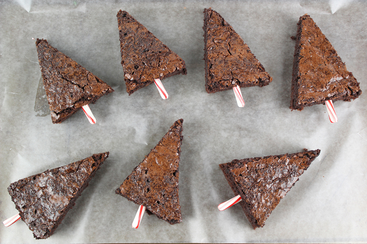 Christmas Tree Brownies