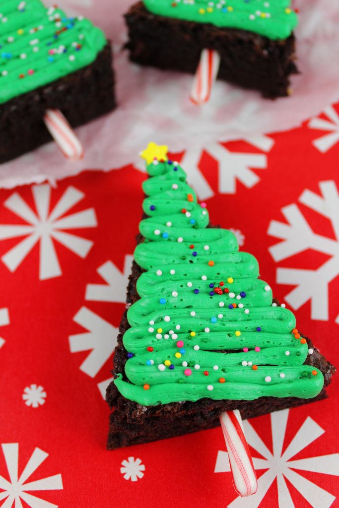 Christmas Tree Brownies