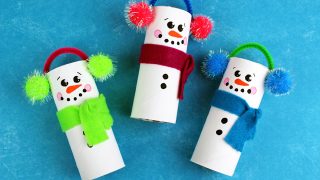 Tissue Paper Snowman for Kids - Easy Crafts For Kids