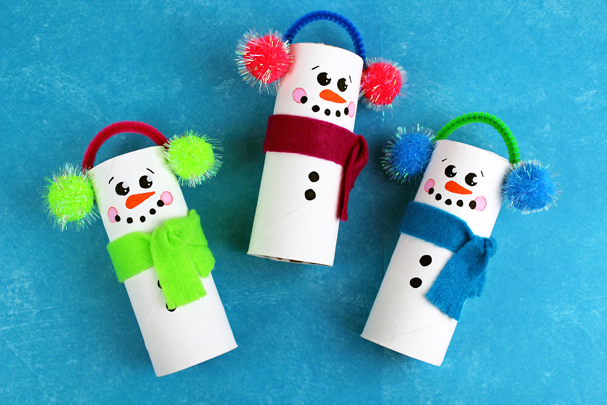 Santa toilet paper roll printable Christmas craft kids - Happy Paper Time