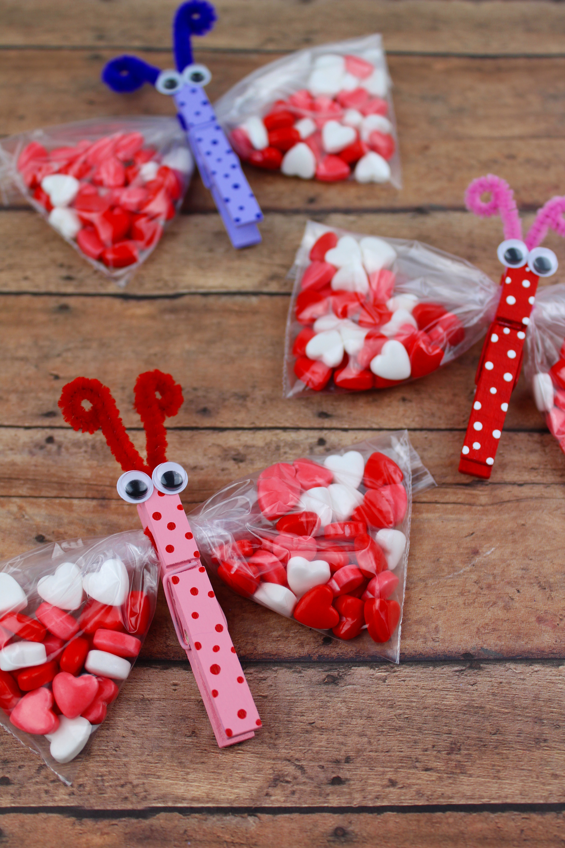 Butterfly Valentines Day Treat Bags - Extreme Couponing Mom