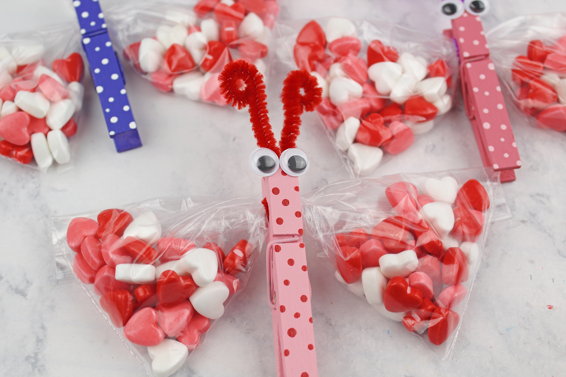 Butterfly Valentine's Day Treat Bags - Extreme Couponing Mom