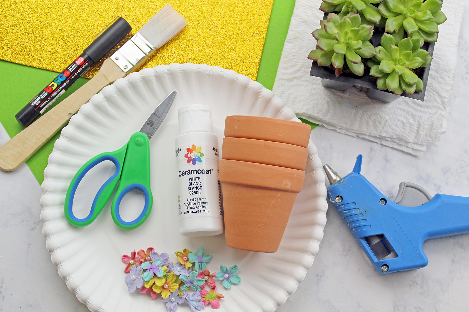 DIY Magical Unicorn Succulent Plant Pot