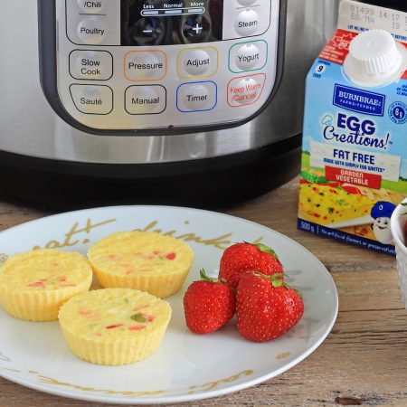 Keto Friendly 5 Minute Instant Pot Egg Muffins