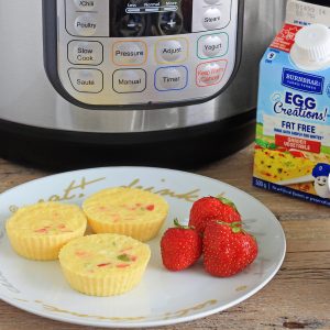 Keto Friendly 5 Minute Instant Pot Egg Muffins