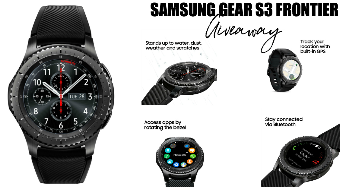 Samsung Gear S3 Frontier Giveaway