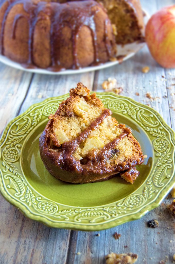 Apple Walnut Bundt Cake