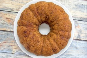 Apple Walnut Bundt Cake