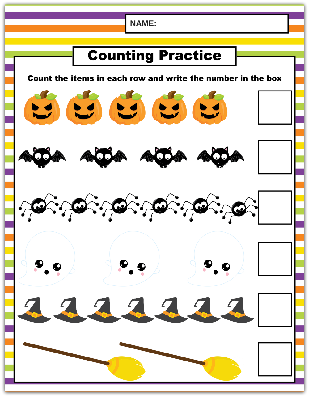Halloween Learning Printables